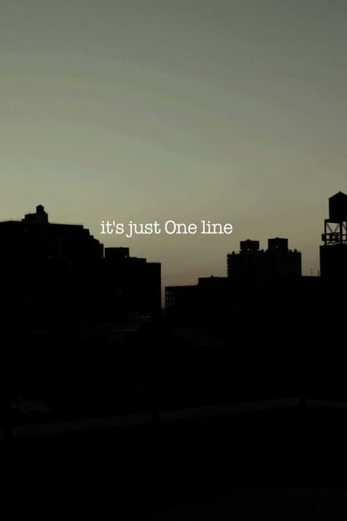 it's just One line (2012) poster