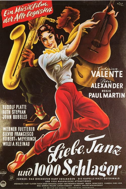 Liebe, Tanz und 1000 Schlager (1955) poster