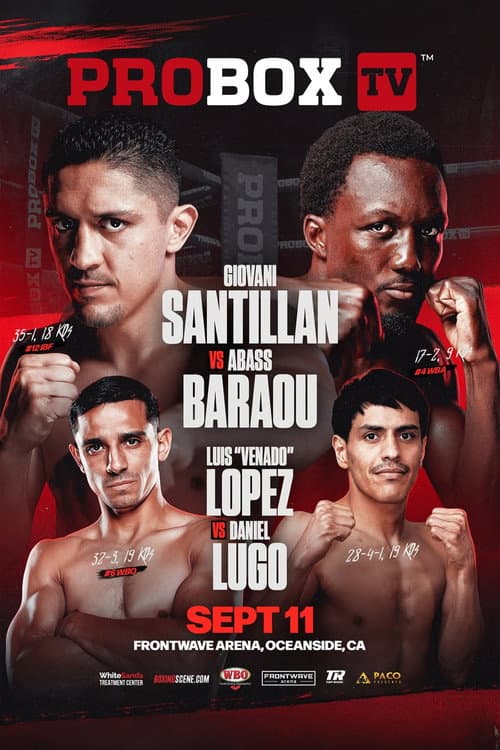 Giovani Santillan vs. Abass Baraou (2026) poster