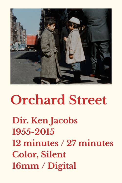 Orchard Street (1955) poster