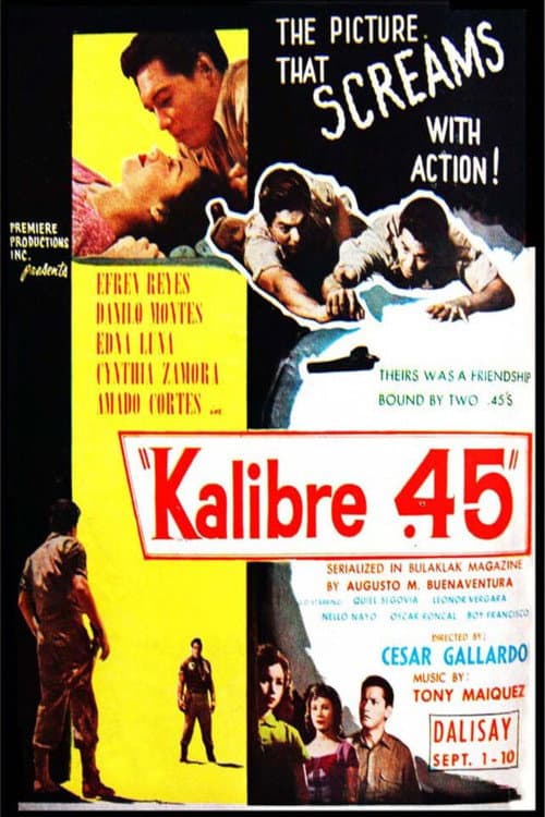 Kalibre .45 (1957) poster