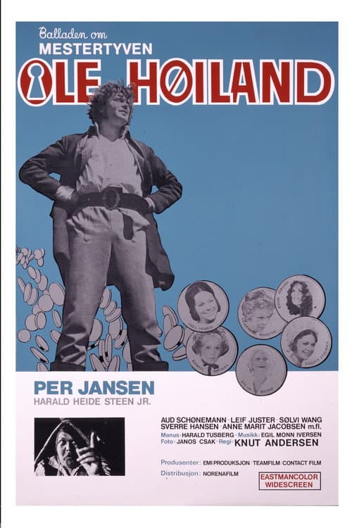 Balladen om mestertyven Ole Høiland (1970) poster