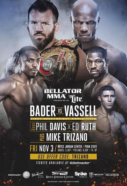 Bellator 186: Bader vs. Vassell (2017) poster