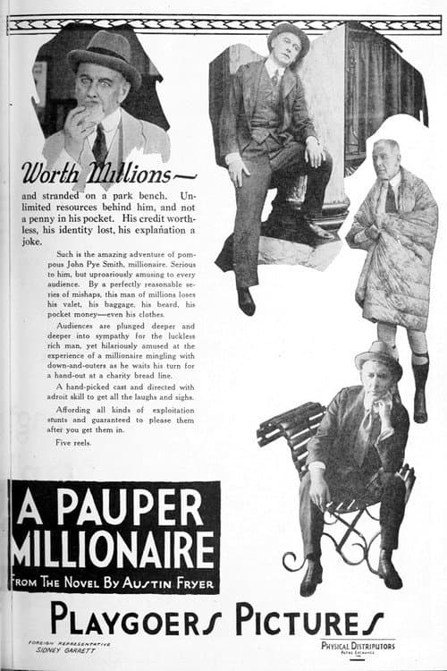 The Pauper Millionaire (1922) poster