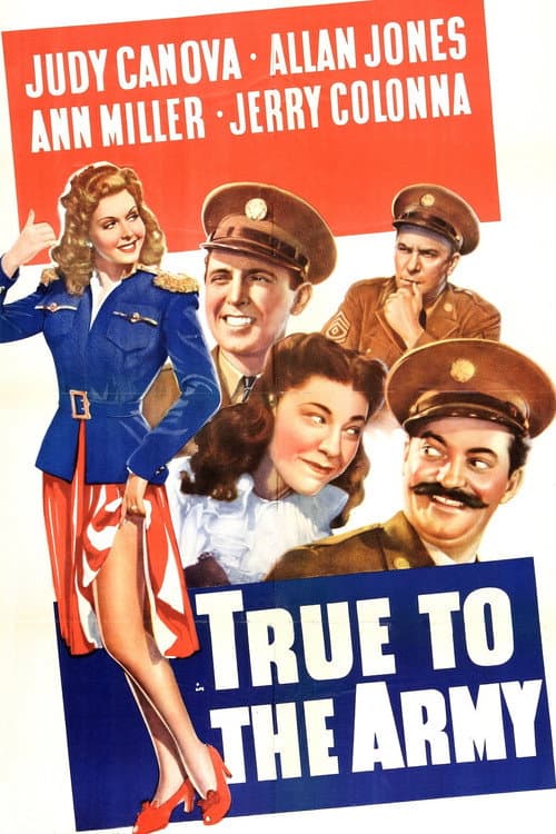 True to the Army (1942) poster
