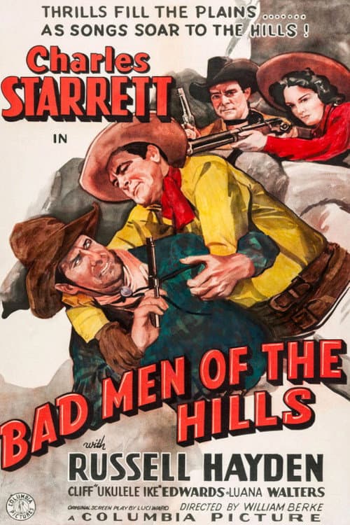Bad Men of the Hills (1942) poster
