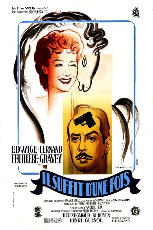 Il suffit d'une fois (1946) poster