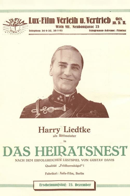 Das Heiratsnest (1927) poster