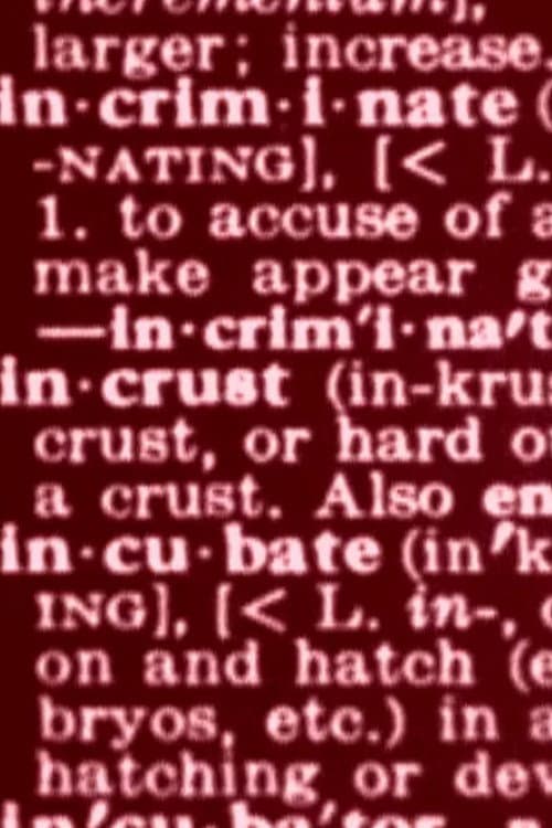 Dictionary (1975) poster