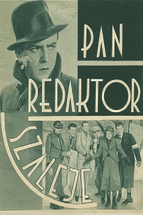 Pan redaktor szaleje (1937) poster