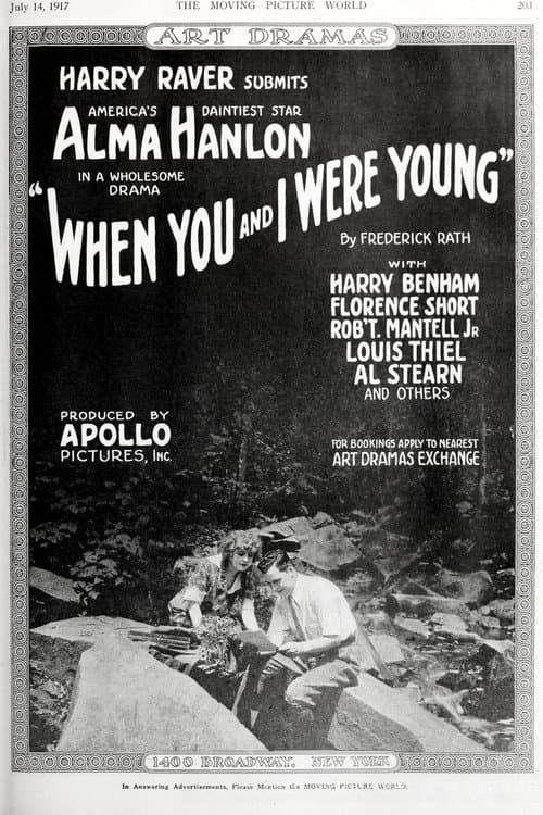 When You and I Were Young (1917) poster