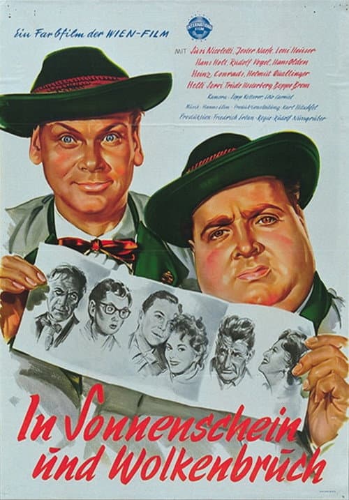 Sonnenschein und Wolkenbruch (1955) poster