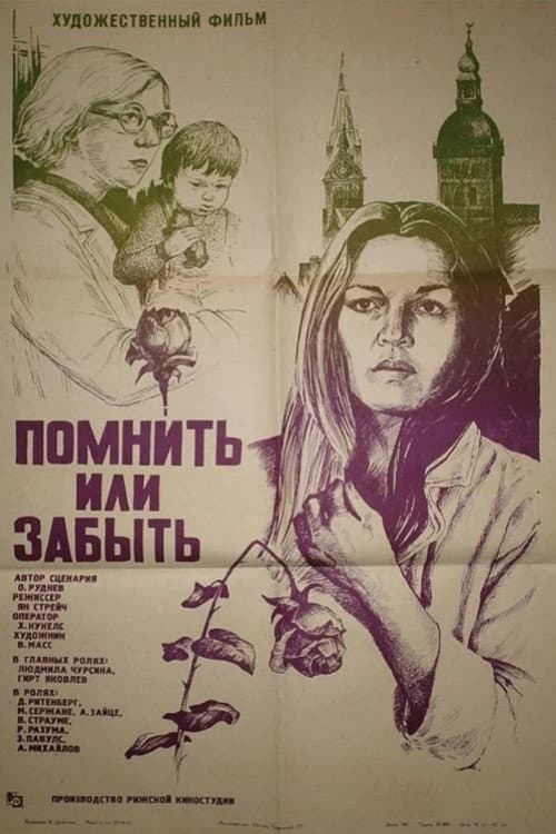 Atcerēties vai aizmirst (1981) poster