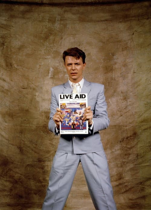 David Bowie at Live Aid (1985) poster
