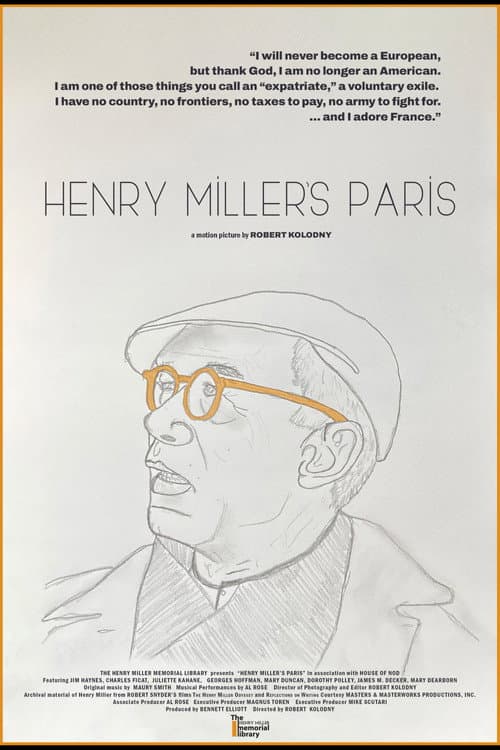 Henry Miller's Paris (2025) poster