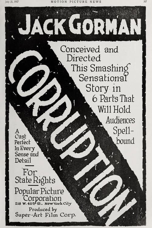 Corruption (1917) poster