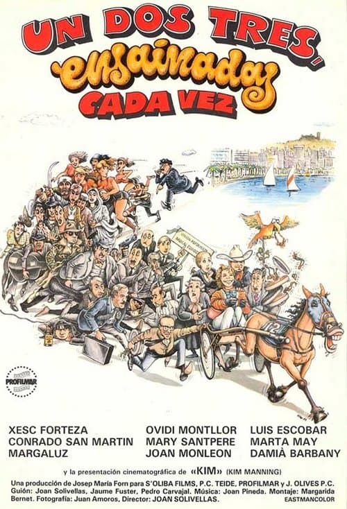 Un, dos, tres... ensaïmades i res més (1985) poster