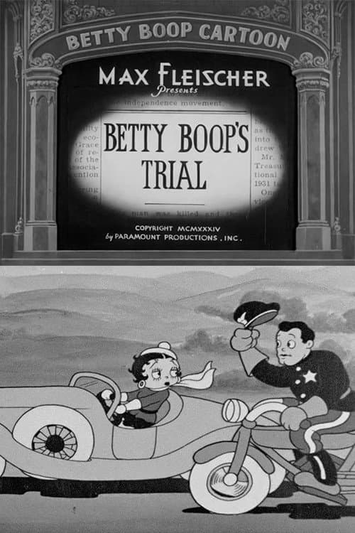 Betty Boop's Trial (1934) poster