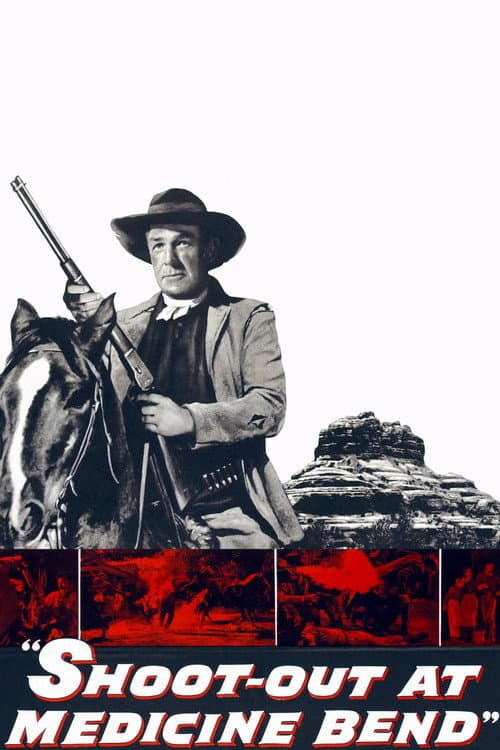 Shoot-Out at Medicine Bend (1957) poster
