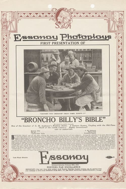 Broncho Billy's Bible (1912) poster