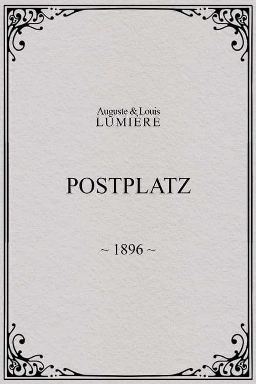 Postplatz (1896) poster