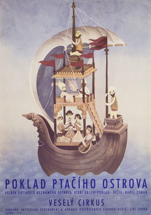 Poklad Ptačího ostrova (1953) poster