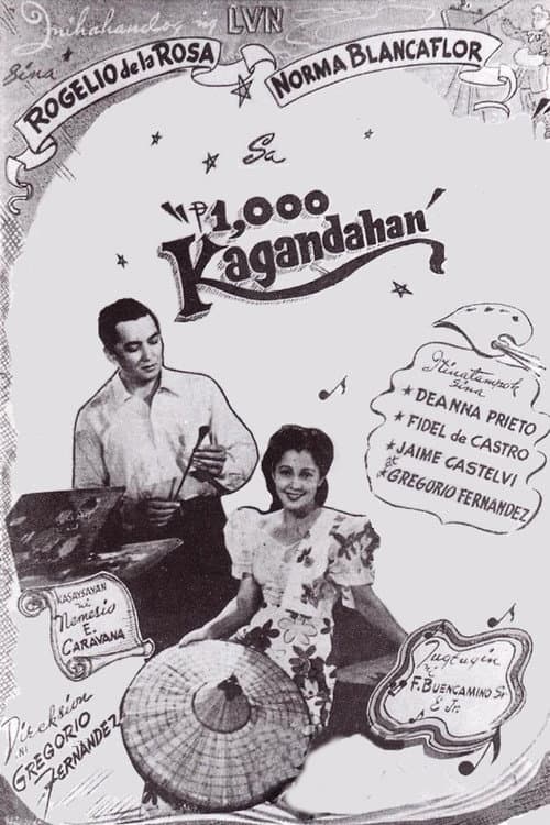 ₱1,000 Kagandahan (1948) poster