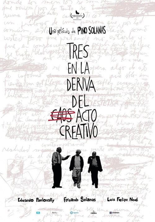 Tres en la deriva del acto creativo (2021) poster