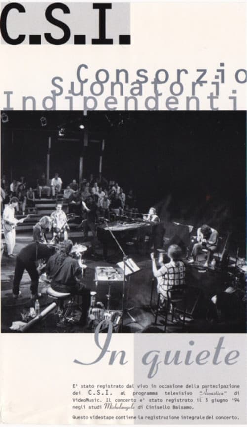 C.S.I. - In Quiete (1994) poster