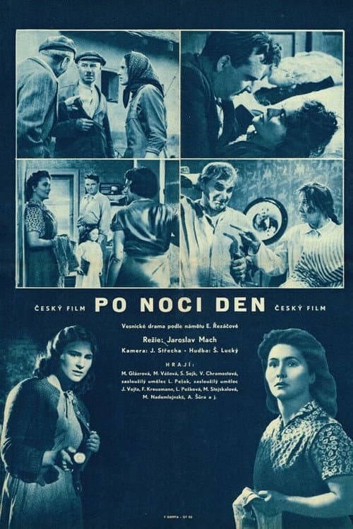 Po noci den (1956) poster