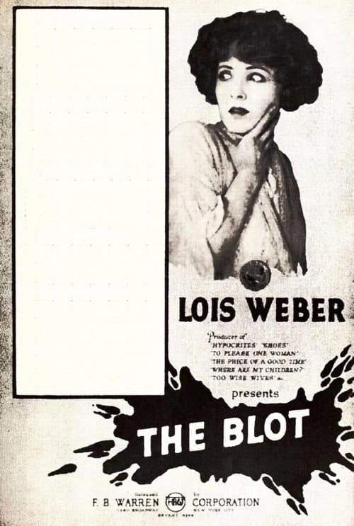 The Blot (1921) poster