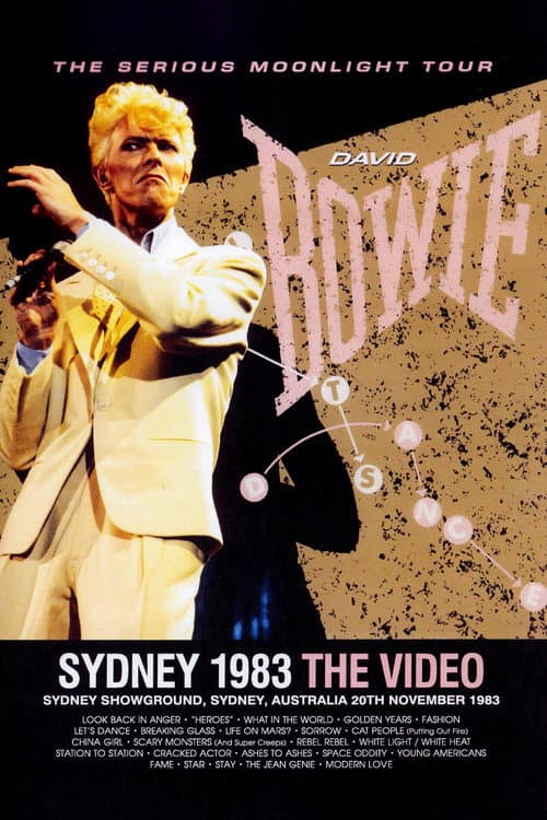David Bowie: Serious Moonlight Sydney (1983) poster