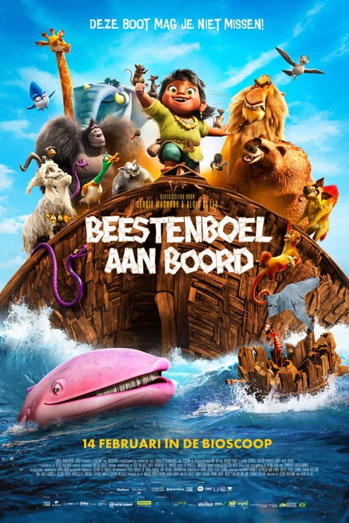 Beestenboel aan boord (2024) poster