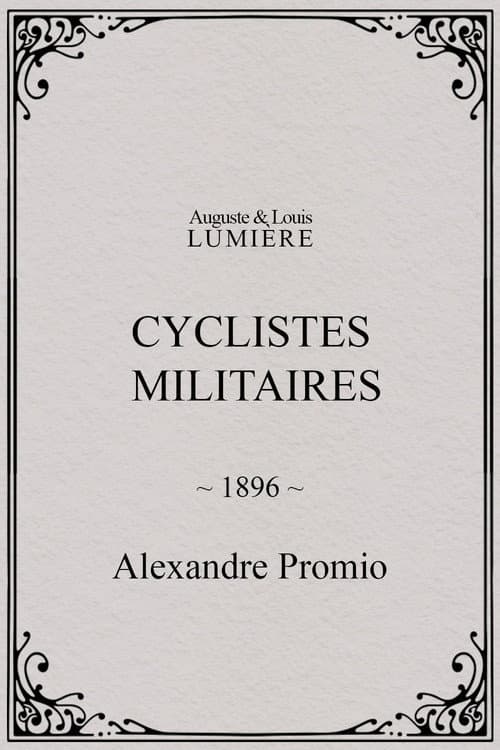 Cyclistes militaires (1896) poster