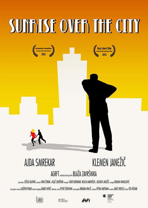 Nad mestom se dani (2012) poster