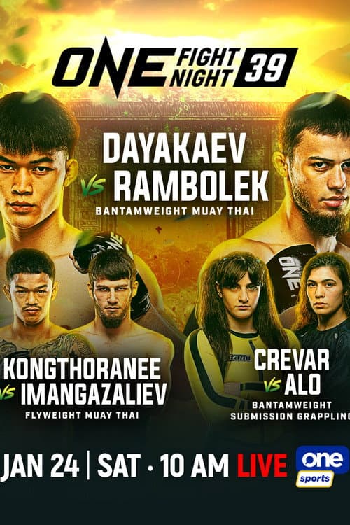 ONE Fight Night 39: Rambolek vs. Dayakaev (2026) poster