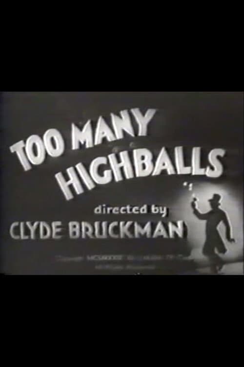 Too Many Highballs (1933) poster