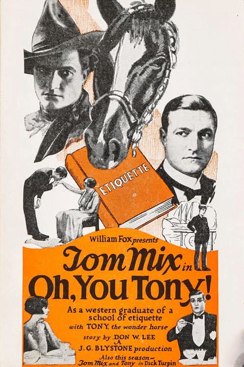 Oh, You Tony! (1924) poster