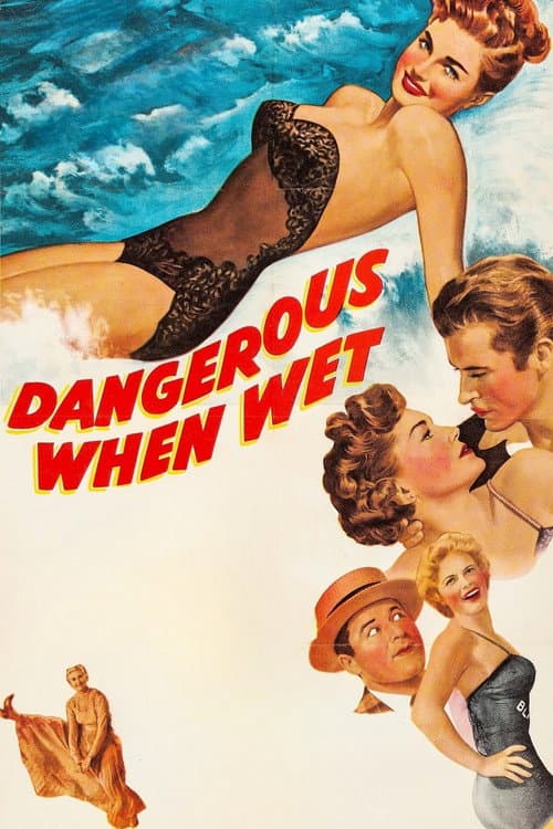 Dangerous When Wet (1953) poster