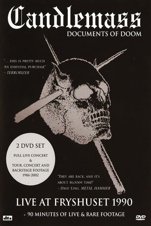 Candlemass - Live At Fryshuset (1990) poster