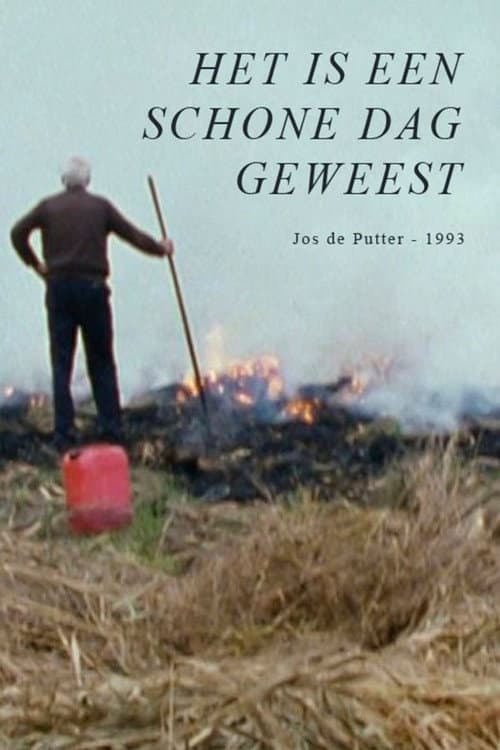 Het is een schone dag geweest (1993) poster