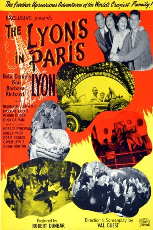 The Lyons in Paris (1955) poster
