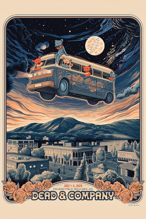 Dead & Company: 2023-07-01 Folsom Field, Boulder, CO, USA (2023) poster