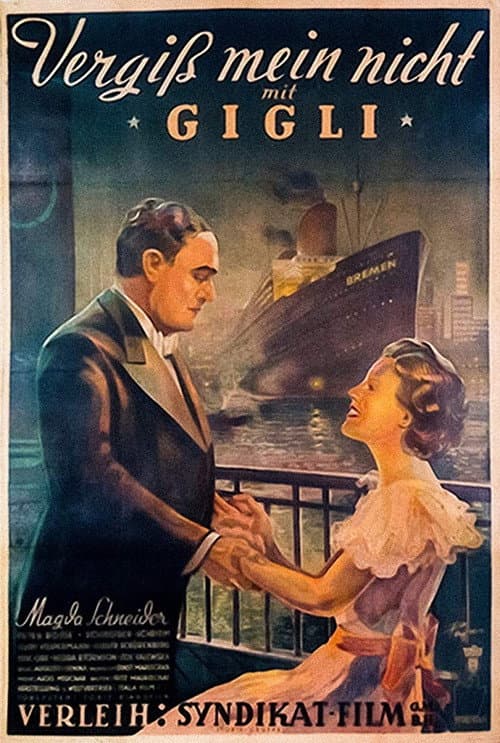 Vergiß mein nicht (1935) poster