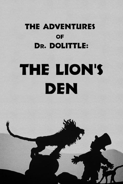 Doktor Dolittle und seine Tiere: Teil 3 – Die Affenkrankheit - In der Höhle des Löwen (1928) poster