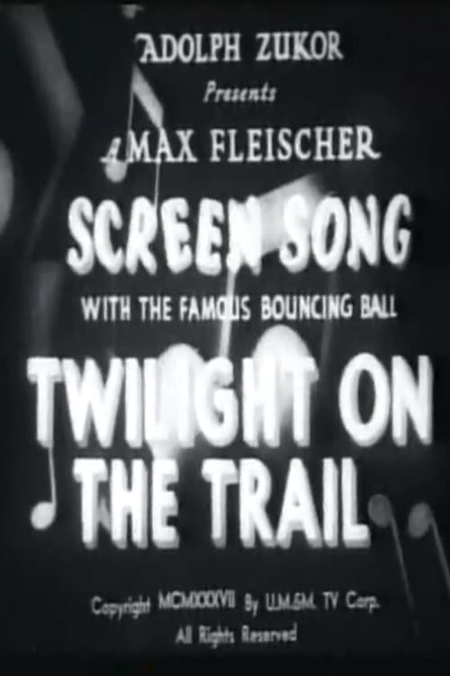 Twilight on the Trail (1937) poster