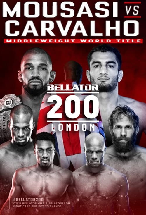 Bellator 200: Carvalho vs. Mousasi (2018) poster
