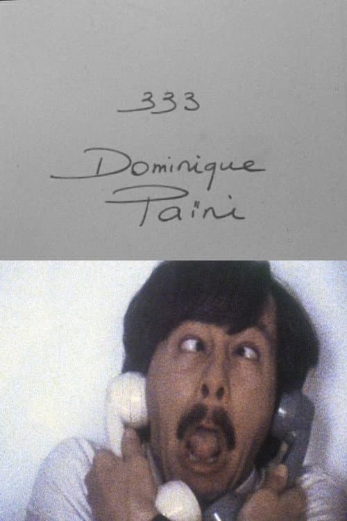 Cinématon n°333 : Dominique Païni (1984) poster