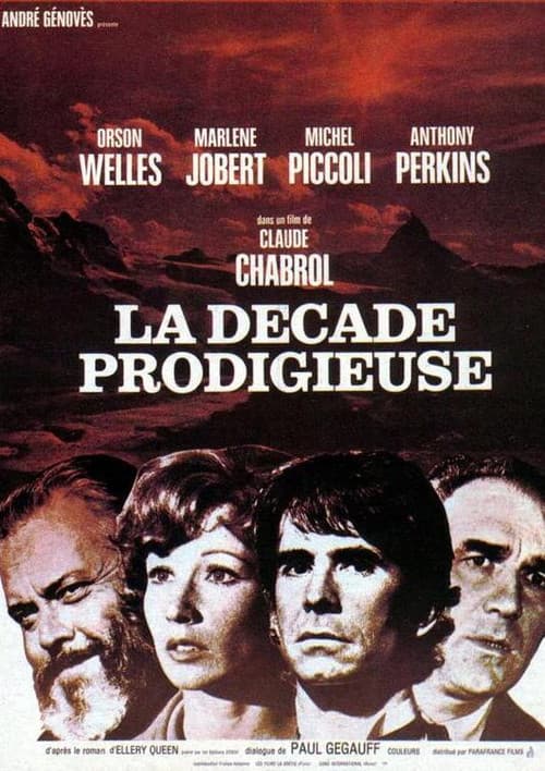 La Décade prodigieuse (1971) poster