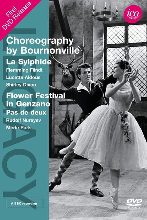 Bournonville's La Sylphide and Flower Festival (2013) poster